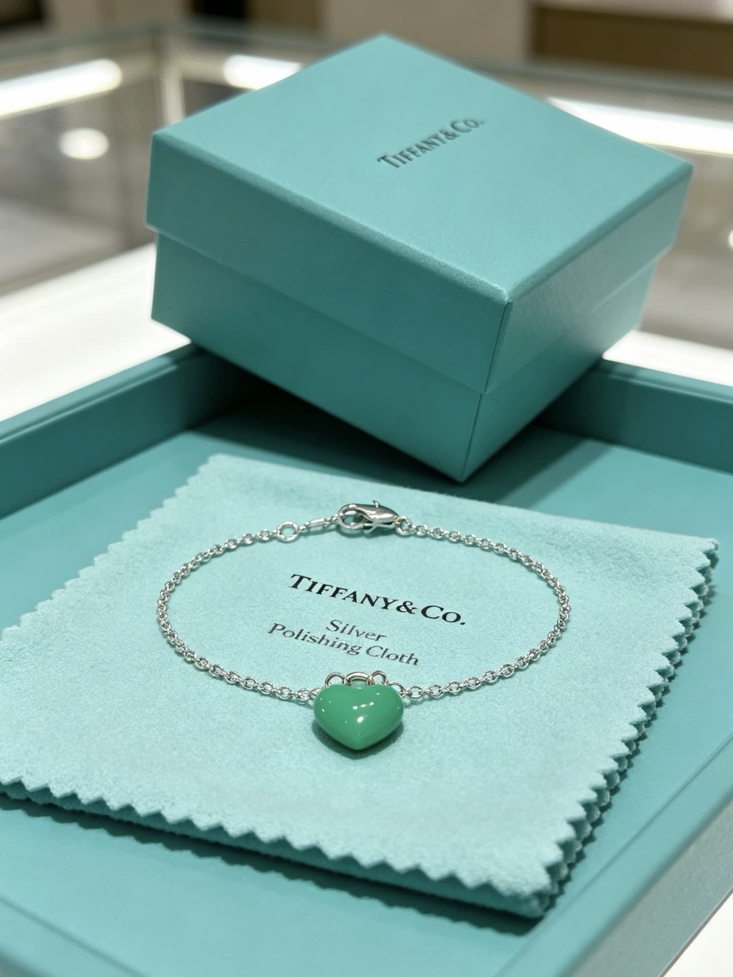 Tiffany & Co. Heart Charm Bracelet